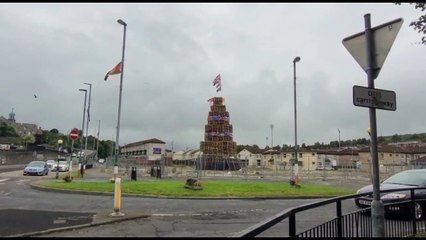Bogside bonfire 2022