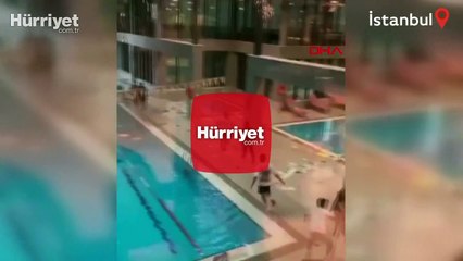 Beykoz'da spor salonunun çatısı çöktü