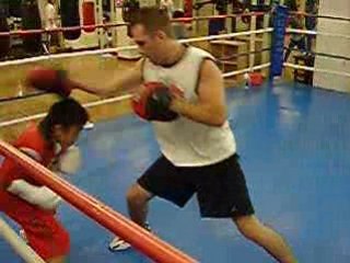 Young  japanese boxer (trainer is justin footit)