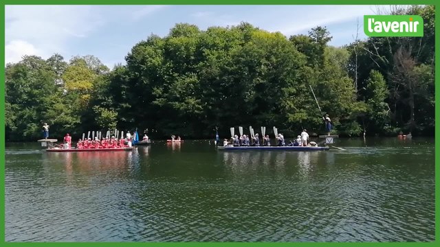 Premières joutes nautiques féminines à Namur !