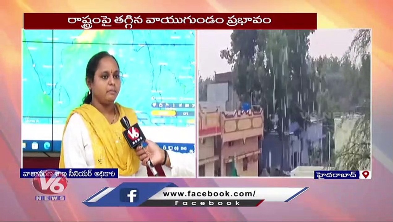 Weather Report _ Normal Rain Fall Alert To Telangana , Says Weather Dept Officer Sravani  | V6 News