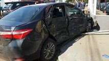 Motorista fica ferida após acidente entre dois veículos na Avenida Carlos Gomes