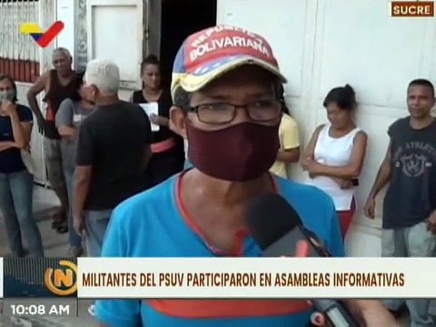 Militantes del PSUV Sucre activaron más de 10 mil organizaciones de base en asambleas informativas