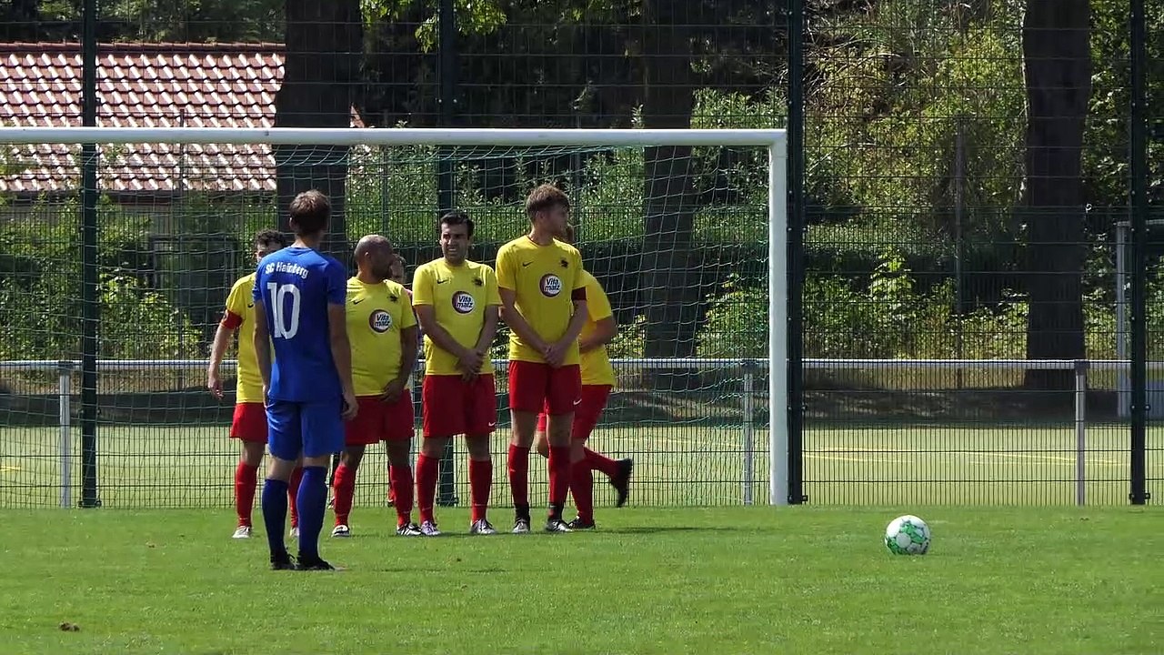 Das 2:1 für Hainberg II bei Puma Göttingen durch Nick Fiedler
