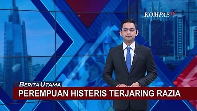 Perempuan Meronta Histeris Saat Terjaring Razia PSK, Membuat Satpol PP Kewalahan