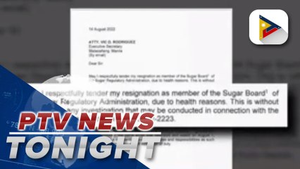 Atty. Roland Beltran, one of the undersigned in the botched Sugar Order No. 4, resigns over failing health reasons