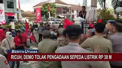 Ricuh, Massa Demo Tolak Pengadaan Sepeda Listrik Rp 38 Miliar, Mahasiswa: Itu Hanya Pemborosan!