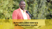 Ruto declared Kenya’s fifth president elect