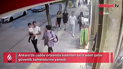 Ankara'da sokak ortasında taciz