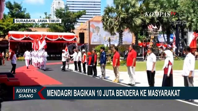 Ini Alasan Mendagri Tito Karnavian Bagikan 10 Juta Bendera ke Masyarakat