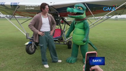 "Lolong" stars Ruru Madrid at Shaira Diaz, nagpasaya sa Kapuso Mall Show | Saksi