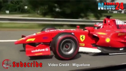 Mysterious | Ferrari Formula 1 Car Spotted On Czech Highway