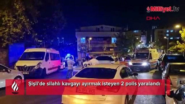 Şişli'de ortalık karıştı! Yaralılar var, polis bölgede