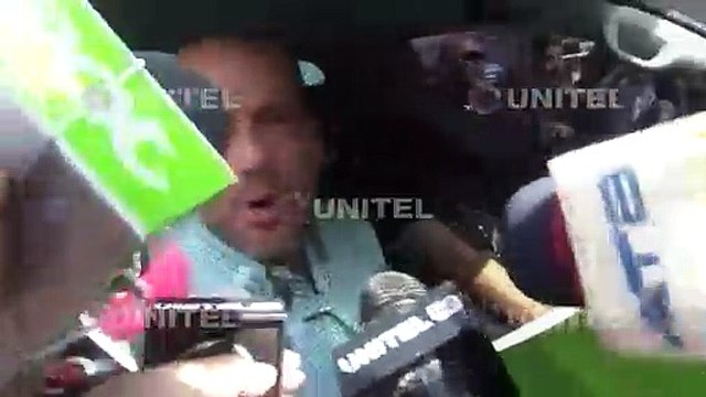 Gobernador Fernando Camacho llega a la reunión del INE para abordar el tema Censo