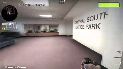 How to Smoke Cross on Office, option 2 - CSGO