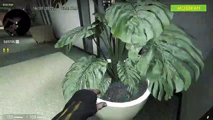 How to Smoke Fishbowl on Office, option 2 - CSGO