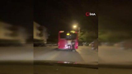 Son dakika haberi: Patenli gençlerin tehlikeli yolculuğu kamerada