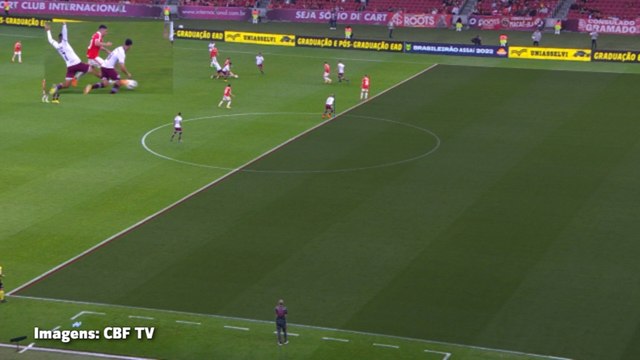 CBF divulga imagens e áudios de VAR em jogo entre Internacional e Fluminense pelo Brasileirão