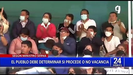 Rosendo Serna: "La vacancia tiene que ser consultada al pueblo"