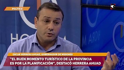 “El buen momento turístico de la provincia es por la planificación”, destacó Herrera Ahuad