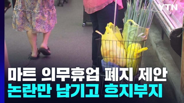 '국민제안 1호' 마트 의무휴업 폐지...논란만 남기고 흐지부지 / YTN