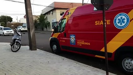 Colisão entre carro e moto deixa homem ferido no Parque São Paulo