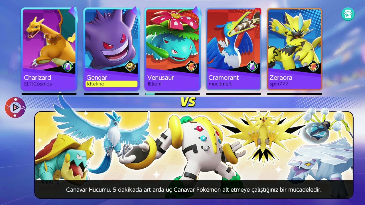 pokemon unite Yeni harita yayınlandı Canavar Hucumu special edition