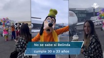 Belinda festeja su cumpleaños con avión privado, botargas y mariachis