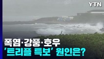 [뉴스라이브] 남부·남해안 내일까지 최대 150mm...해안가 강풍 주의 / YTN