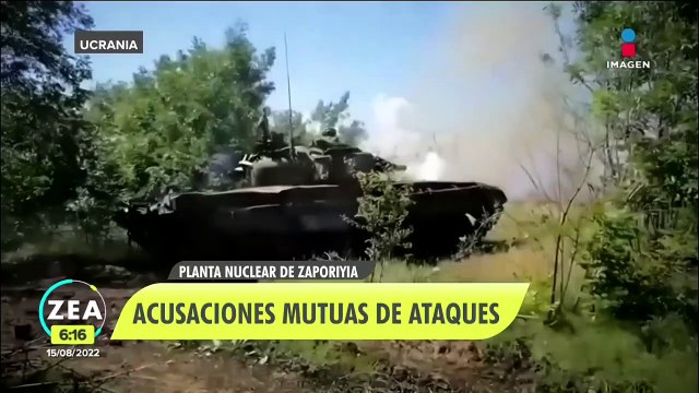 Ucrania y Rusia se acusaron mutuamente de haber atacado la central nuclear de Zaporiyia