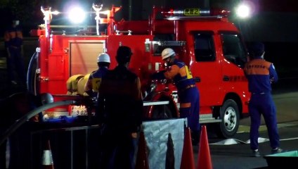 Japanese Fire Fighter Training