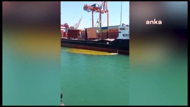 Denize atıklarını boşaltan gemiye,1 milyon 355 bin TL ceza!