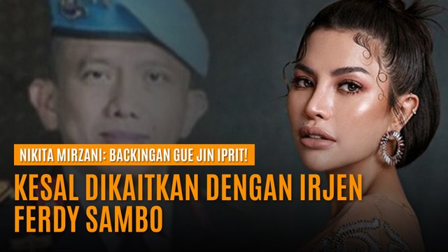 Kesal Dikaitkan dengan Irjen Ferdy Sambo, Nikita Mirzani Backingan Gue Jin Iprit