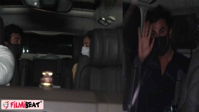 Pregnant Alia Bhatt and Ranbir Kapoor Spotted at Karan Johar office in Khar | *Spotted