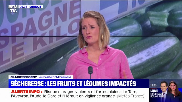 Avec la sécheresse, les prix des fruits et légumes flambent