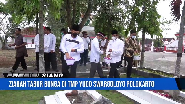 Polres Sukoharjo Bersama Kodim 0726 dan Eks Napiter Gelar Ziarah Tabur Bunga di TMP Yudo Swargoloyo Polokarto