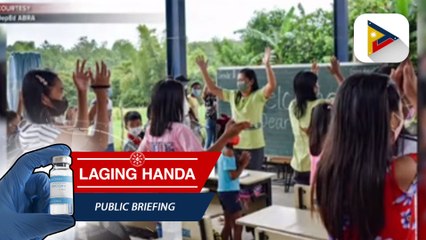 Tuloy tuloy ang face-to-face classes sa ilang bahagi ng Abra sa kabila ng dulot ng nakaraang lindol