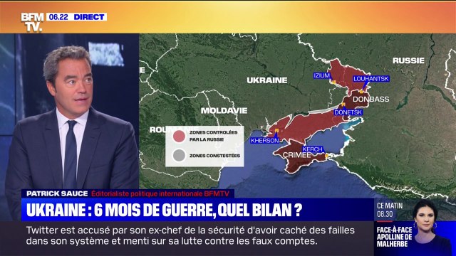 Ukraine: où en est la guerre, six mois après l'invasion russe ?