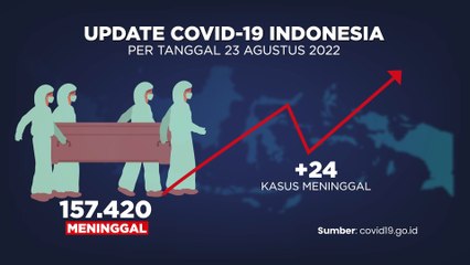 UPDATE COVID-19 24 AGUSTUS 2022