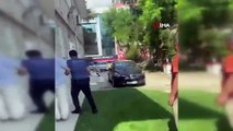 Silivri'de polise saldıran zanlının vurulma anı kamerada