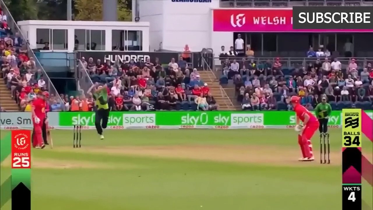 WELSH FIRE VS SOUTHERN BRAVE HIGHLIGHTS  MATCH 22  2022 HUNDRED BALL