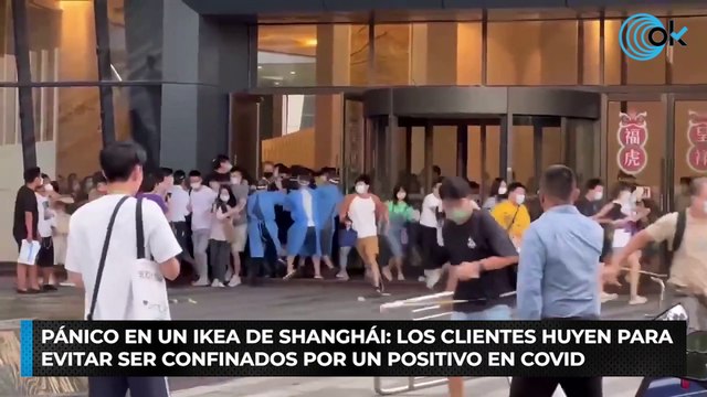 Pánico en un Ikea de Shanghái: los clientes huyen para evitar ser confinados por un positivo en Covid