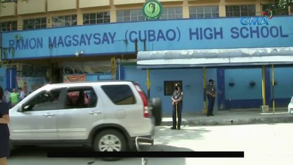 Ramon Magsaysay Cubao Highschool, ininspeksyon ng pulisya para sa ligtas na balik-eswela | 24 Oras