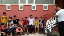 Adana haberleri... Kozan'da yaz Kur'an kursu öğrencileri ücretsiz tıraş edildi