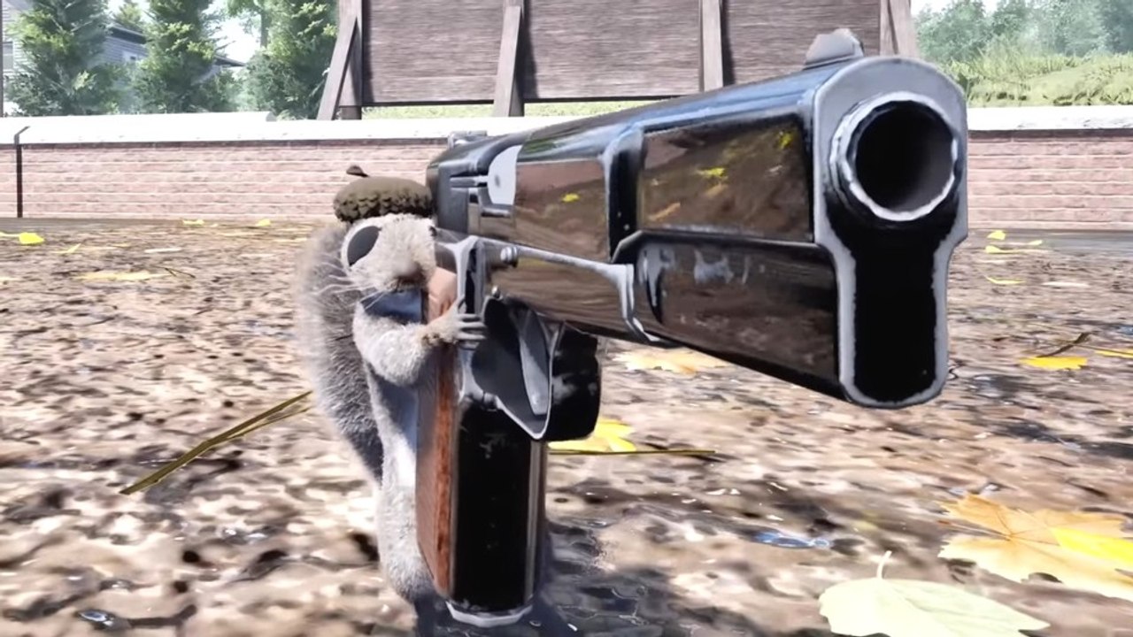 Squirrel with a Gun: In diesem Sandbox-Shooter seid ihr flauschig, aber gefährlich