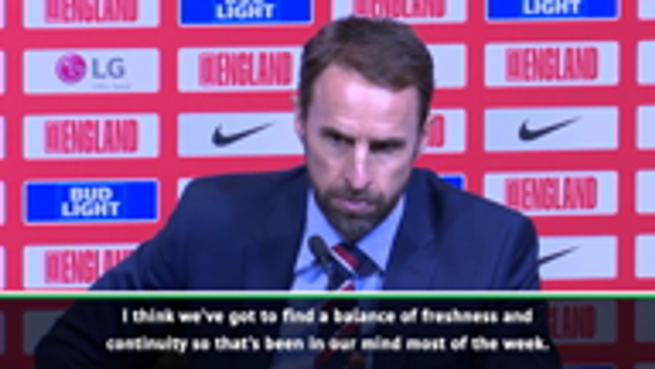 Southgate to rotate England squad for 'intense' Montenegro clash