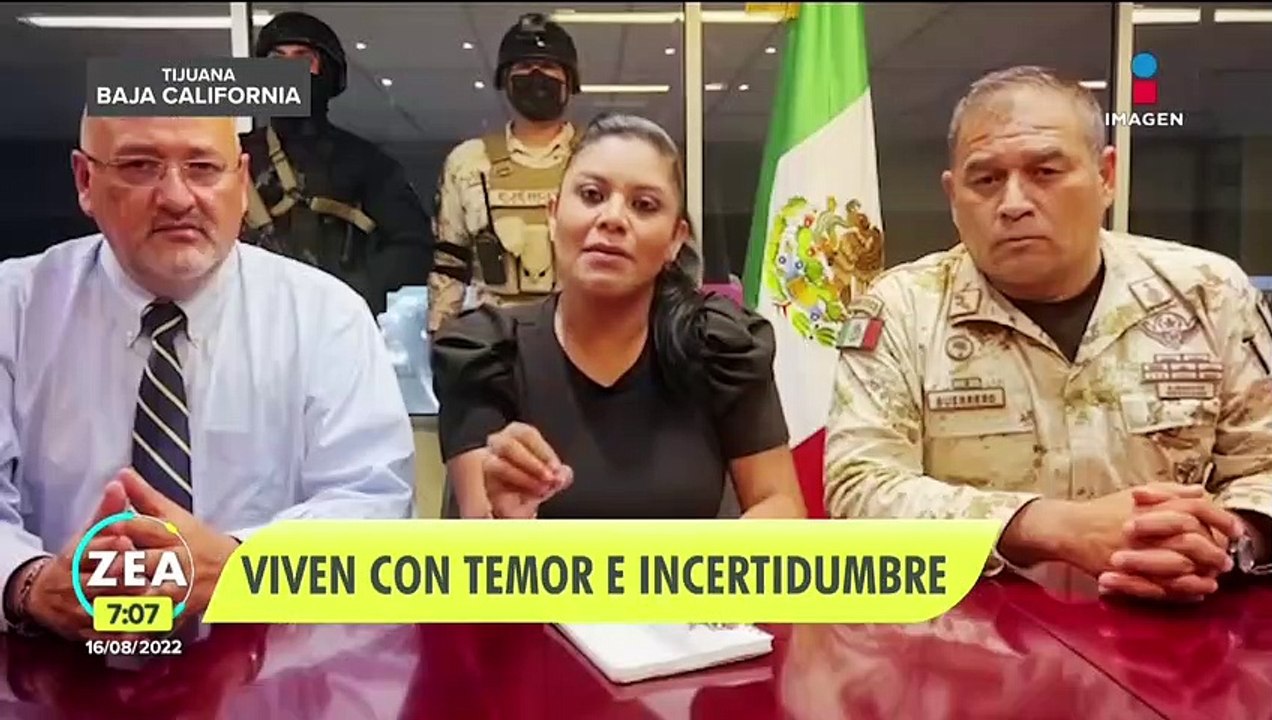 Tijuanenses viven con temor e incertidumbre tras hechos de violencia