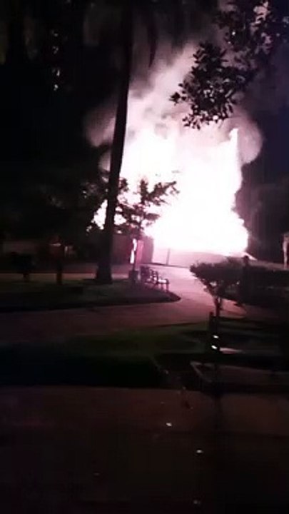 Incendio en el Cabarte de Minas de Matahambre