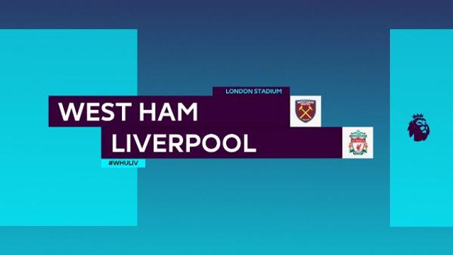 FT West Ham 1 - 4 Liverpool