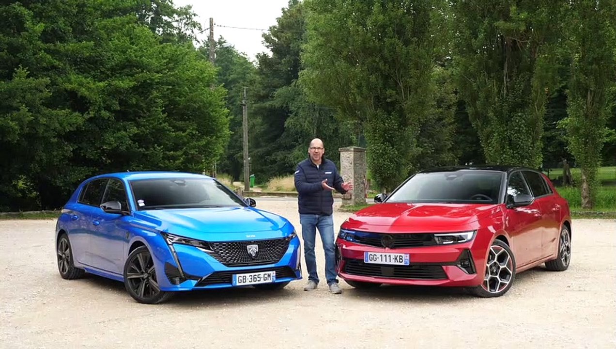 Comparatif vidéo - Opel Astra VS Peugeot 308 :...